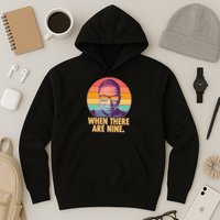 Vintage When There Are Nine Ruth Bader Ginsburg Tribute Hoodie