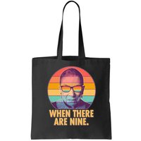 Vintage When There Are Nine Ruth Bader Ginsburg Tribute Bag