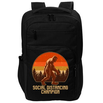 Vintage Wilderness Sunset Sasquatch Social Distancing Champion  Impact Tech Backpack