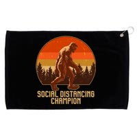 Vintage Wilderness Sunset Sasquatch Social Distancing Champion  Grommeted Golf Towel