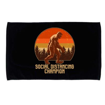 Vintage Wilderness Sunset Sasquatch Social Distancing Champion  Microfiber Hand Towel