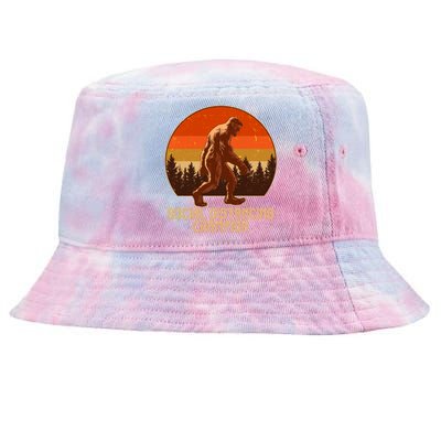 Vintage Wilderness Sunset Sasquatch Social Distancing Champion  Tie-Dyed Bucket Hat