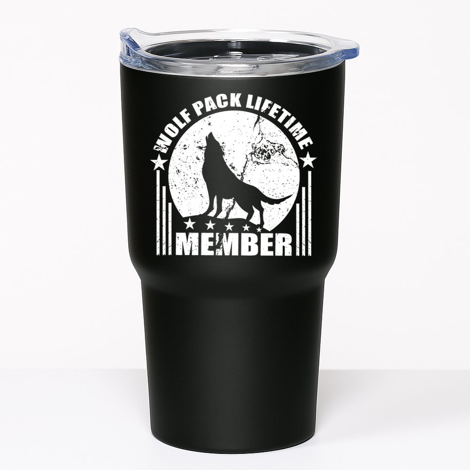 Vintage Wolf Pack Lifetime Member Tumbler