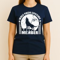 Vintage Wolf Pack Lifetime Member T-Shirt
