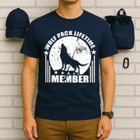Vintage Wolf Pack Lifetime Member T-Shirt