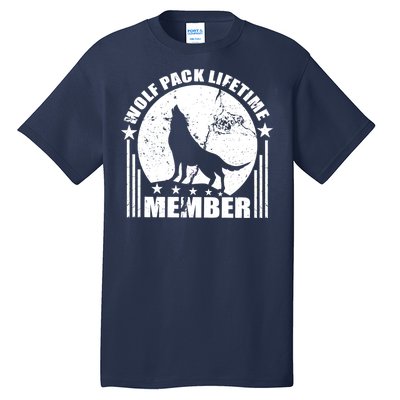 Vintage Wolf Pack Lifetime Member Tall T-Shirt