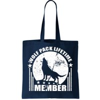 Vintage Wolf Pack Lifetime Member Tote Bag