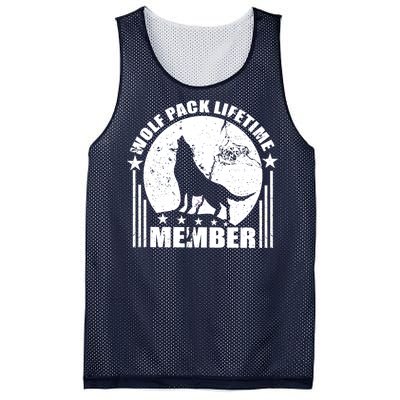 Vintage Wolf Pack Lifetime Member Mesh Reversible Basketball Jersey Tank