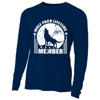 Vintage Wolf Pack Lifetime Member Cooling Performance Long Sleeve Crew