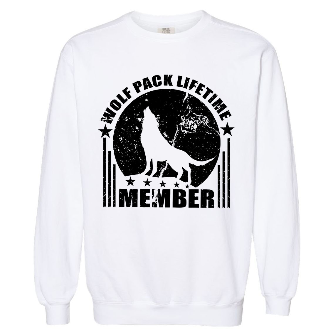 Vintage Wolf Pack Lifetime Member Garment-Dyed Sweatshirt
