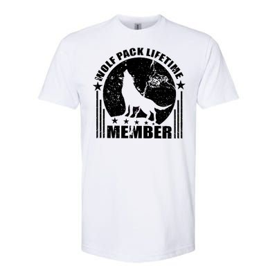 Vintage Wolf Pack Lifetime Member Softstyle® CVC T-Shirt