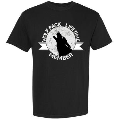 Vintage Wolf Pack Lifetime Member Emblem Garment-Dyed Heavyweight T-Shirt