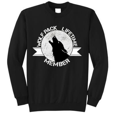 Vintage Wolf Pack Lifetime Member Emblem Sweatshirt