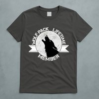 Vintage Wolf Pack Lifetime Member Emblem T-Shirt