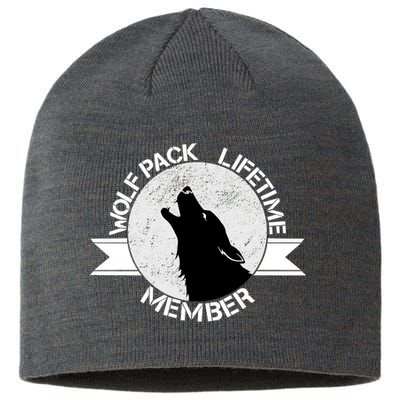 Vintage Wolf Pack Lifetime Member Emblem Sustainable Beanie