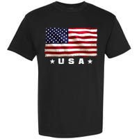 Vintage Worn USA Flag Garment-Dyed Heavyweight T-Shirt