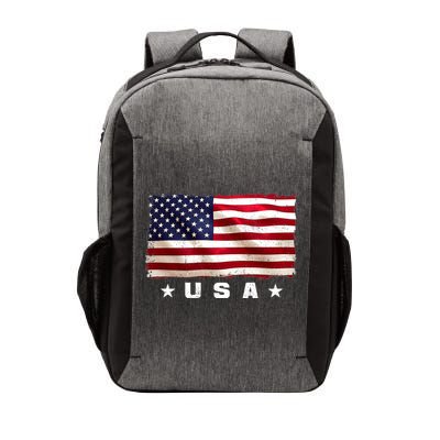 Vintage Worn USA Flag Vector Backpack