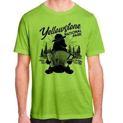 Vintage Yellowstone National Park Ranger Bear Adult ChromaSoft Performance T-Shirt