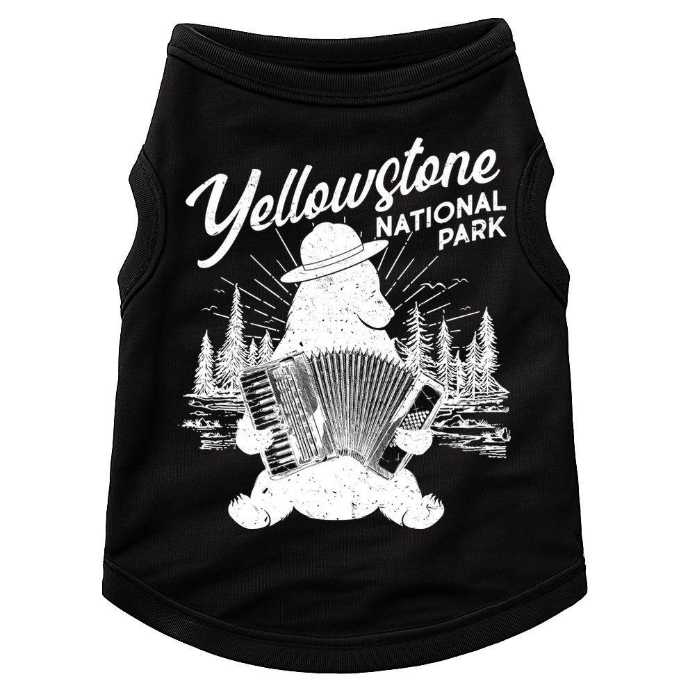 Vintage Yellowstone National Park Ranger Bear Doggie Tank
