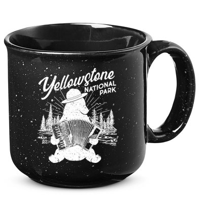 Vintage Yellowstone National Park Ranger Bear 15oz Campfire Ceramic Mug