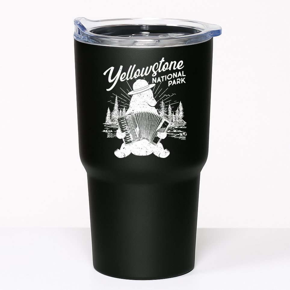 Vintage Yellowstone National Park Ranger Bear Tumbler
