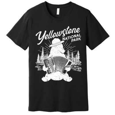 Vintage Yellowstone National Park Ranger Bear Premium T-Shirt