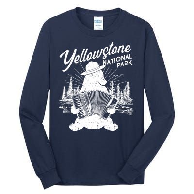 Vintage Yellowstone National Park Ranger Bear Tall Long Sleeve T-Shirt