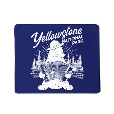 Vintage Yellowstone National Park Ranger Bear Mousepad