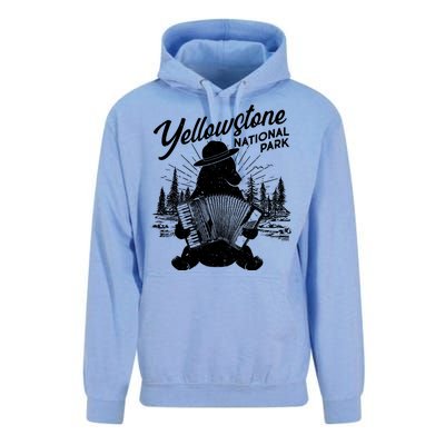 Vintage Yellowstone National Park Ranger Bear Unisex Surf Hoodie