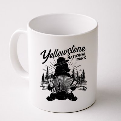 Vintage Yellowstone National Park Ranger Bear Coffee Mug