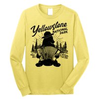 Vintage Yellowstone National Park Ranger Bear Long Sleeve Shirt