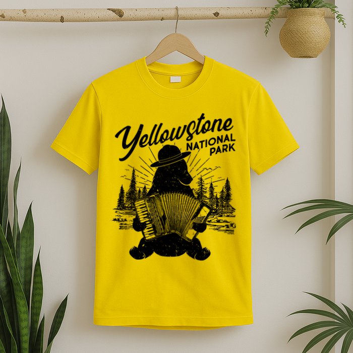 Vintage Yellowstone National Park Ranger Bear T-Shirt