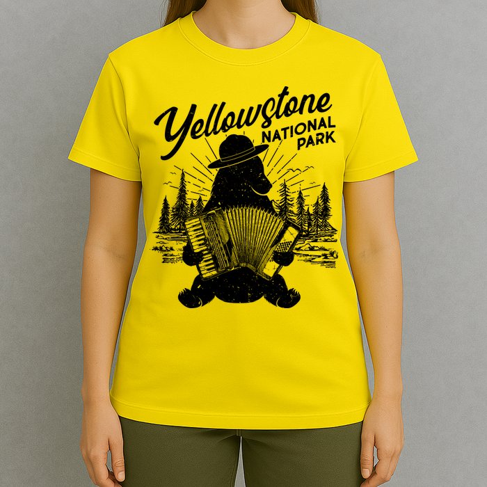 Vintage Yellowstone National Park Ranger Bear T-Shirt