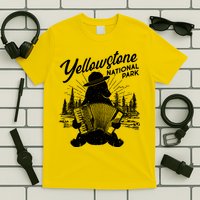 Vintage Yellowstone National Park Ranger Bear T-Shirt