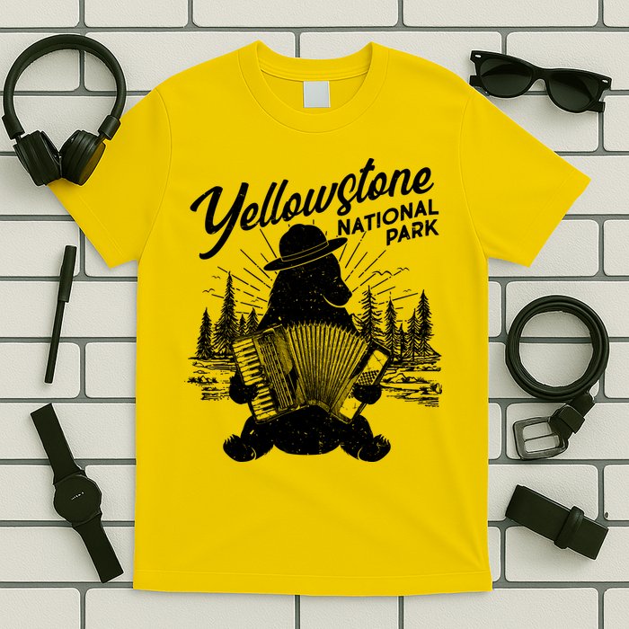 Vintage Yellowstone National Park Ranger Bear T-Shirt
