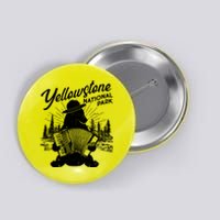 Vintage Yellowstone National Park Ranger Bear Button