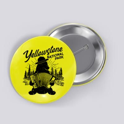 Vintage Yellowstone National Park Ranger Bear Button