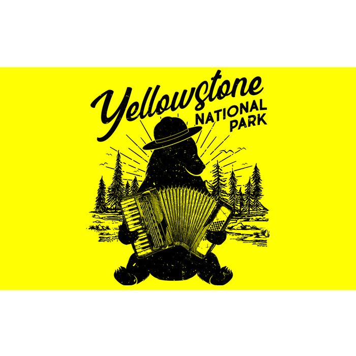 Vintage Yellowstone National Park Ranger Bear Bumper Sticker