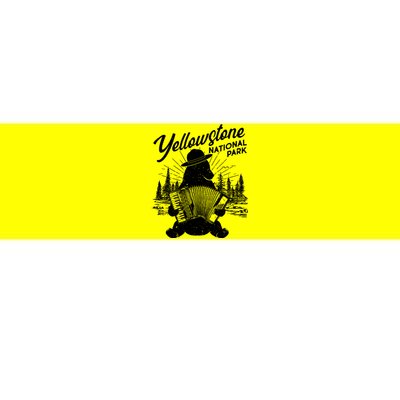 Vintage Yellowstone National Park Ranger Bear Bumper Sticker