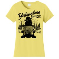 Vintage Yellowstone National Park Ranger Bear Women's T-Shirt