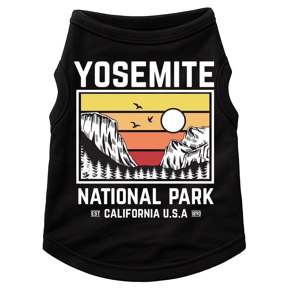 Vintage Yosemite National Park Doggie Tank