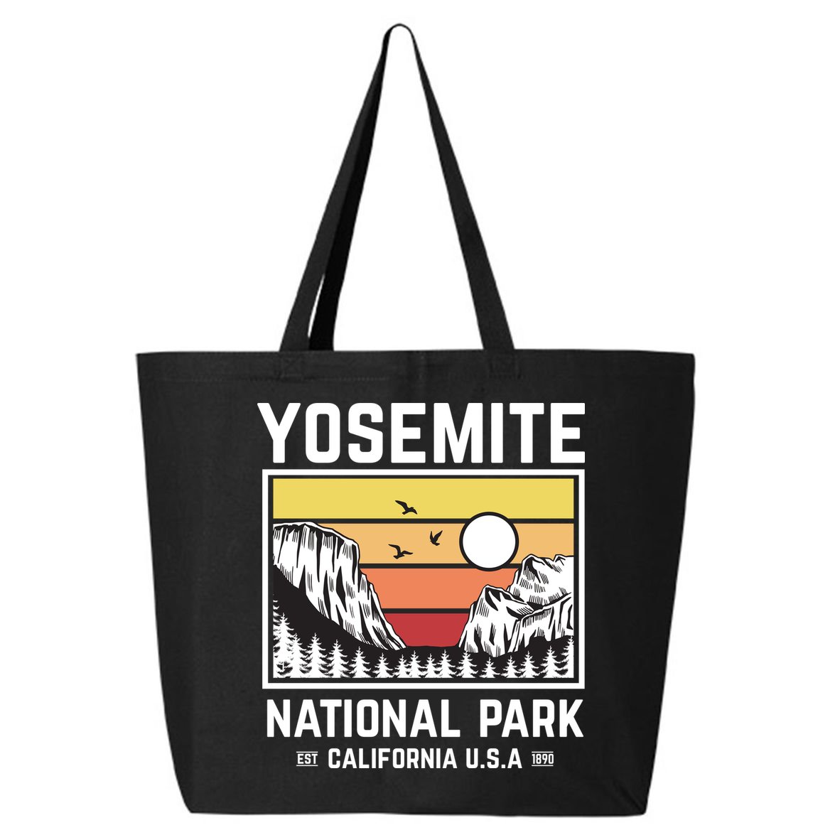 Vintage Yosemite National Park 25L Jumbo Tote