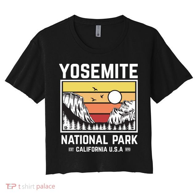 Vintage Yosemite National Park Crop Top