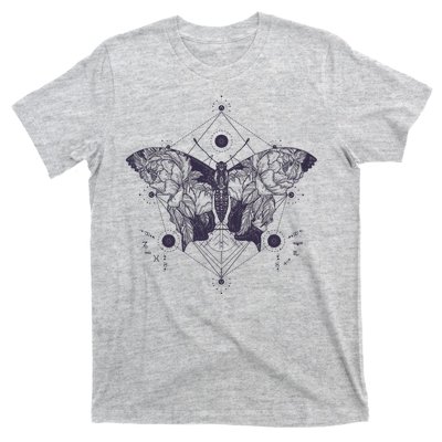 Vintage Zodiac Floral Moth Butterfly T-Shirt