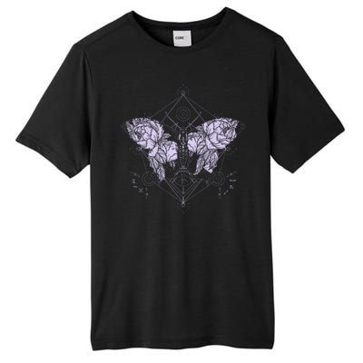 Vintage Zodiac Floral Moth Butterfly Tall Fusion ChromaSoft Performance T-Shirt