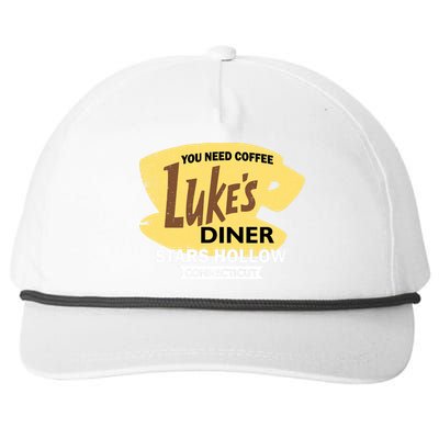 Vintge Luke's Diner Stars Hollow Connecticut Snapback Five-Panel Rope Hat