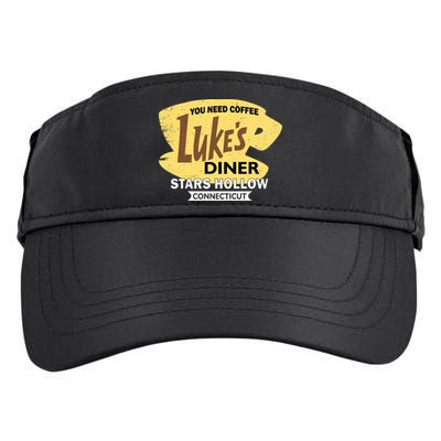 Vintge Luke's Diner Stars Hollow Connecticut Adult Drive Performance Visor