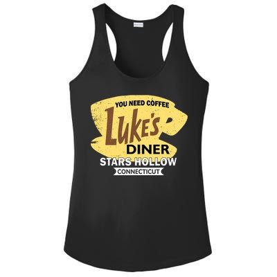 Vintge Luke's Diner Stars Hollow Connecticut Ladies PosiCharge Competitor Racerback Tank