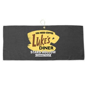 Vintge Luke's Diner Stars Hollow Connecticut Large Microfiber Waffle Golf Towel