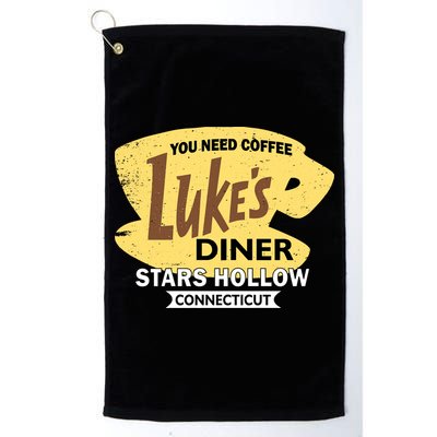 Vintge Luke's Diner Stars Hollow Connecticut Golf Towel